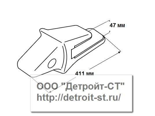 Коронка Komatsu  208-939-3120 (модели: PC400) фото запчасти