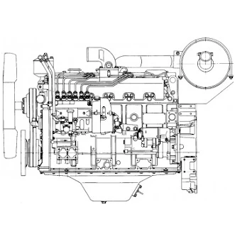 Komatsu 6D95-серии фото мотора