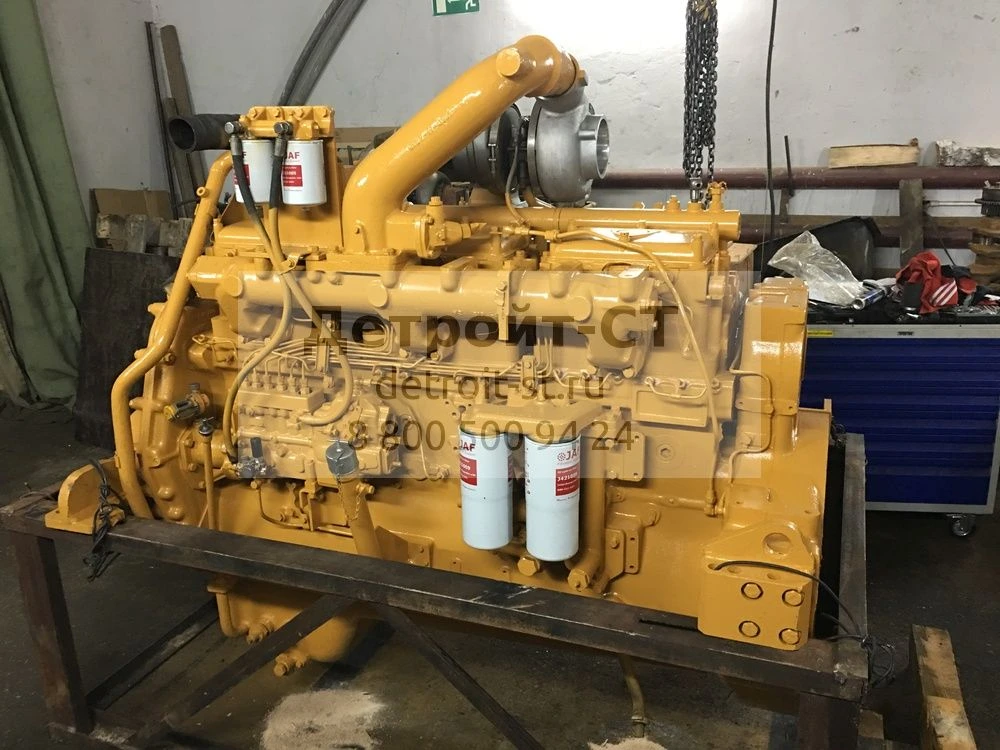 Двигатель Komatsu SA6D155 после капремонта фото запчасти