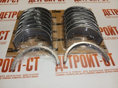 Комплект коренных подшипников (STD) Cummins M11 4025120 (4319792, 4025121, 3801150, 3016770, 4319798, 3400711, 3400710) фото запчасти