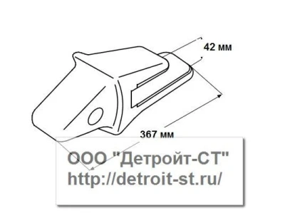 Коронка Komatsu  207-939-3120 (модели: PC300-PC360) фото запчасти