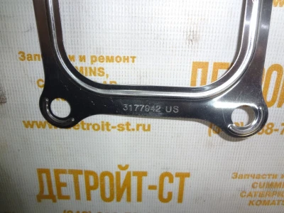 Прокладка турбины Cummins KT19, KT38, KT50 3177942 (3176770, 3010622) фото запчасти