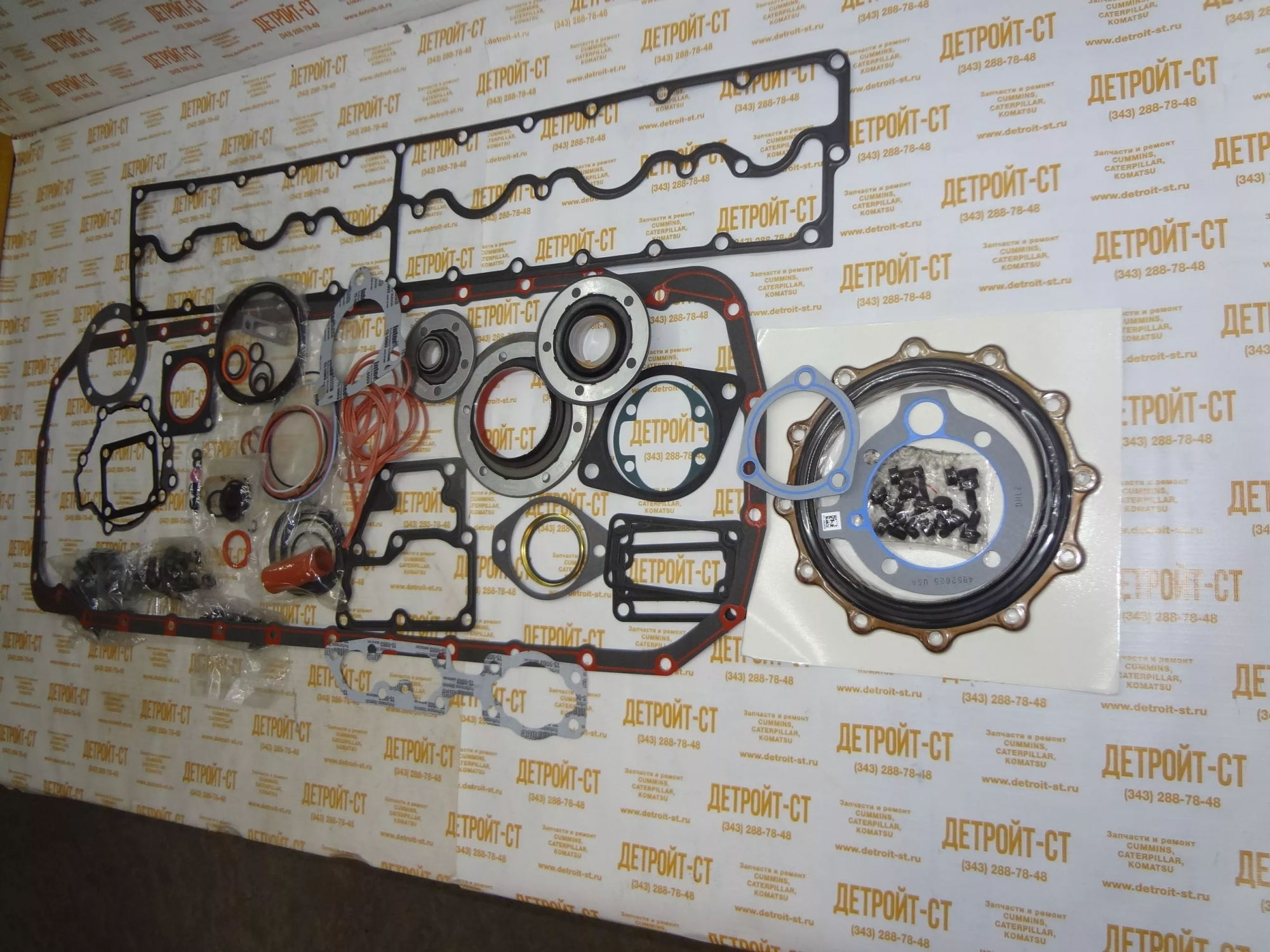 Набор прокладок нижний Cummins M11 4089998 (5560690, 3803294, 3803453, 3803572, 3804749, 3800704, 4089479) фото запчасти