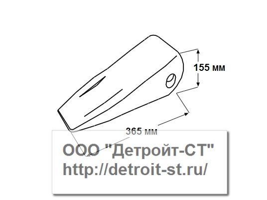 Коронка Komatsu  195-78-21331 (модели: D275A-2, D355A-3, D455-1) фото запчасти