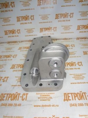 Основание фильтра масляного (кронштейн) Cummins QSB6.7 3955034 (3965153, 5297618, 5285027) фото запчасти
