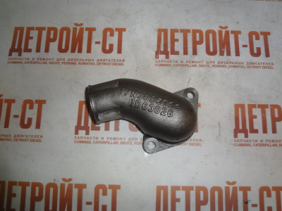 Соединение угловое патрубка теплообменника 3085733 (3010299) фото запчасти