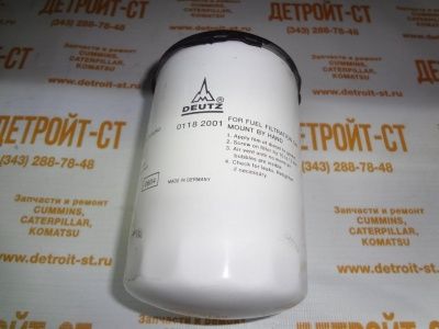 Фильтр обводной линии Deutz 01182001 (1182001, 0118-2001) фото запчасти