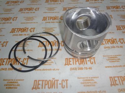 Поршень с кольцами 0,5 Cummins 4955481 (6754-31-2120, 4934816, 6754312120, 6754-39-2111, 6754392111, 41082620) фото запчасти