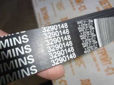 Ремень вентилятора Cummins QSM/ISM/M-11 3290148 (4022716) фото запчасти