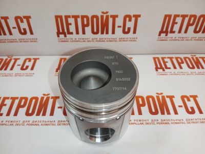 Поршень с пальцем и стопорами Komatsu 6743-31-2101 (3802263, 3917707) фото запчасти