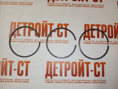 Комплект поршневых колец Cummins B3.3, QSB3.3, Komatsu S4D95LE, S6D102E 6205312220 (6205312220, 6205312300, 6205-31-2300) фото запчасти