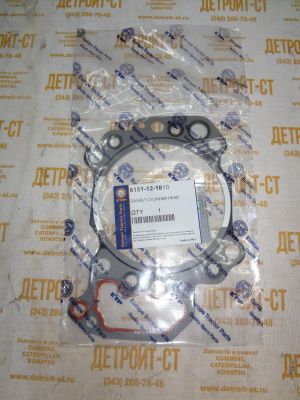 Прокладка ГБЦ  Komatsu D85A-21 6151-12-1810 фото запчасти