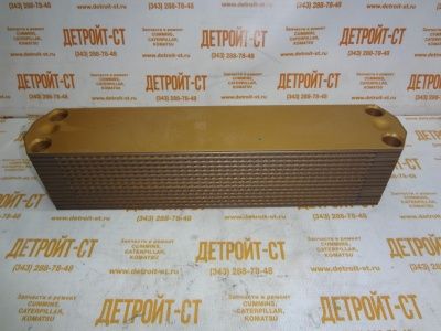 Маслоохладитель (теплообменник) Cummins ISX15 4965487 фото запчасти