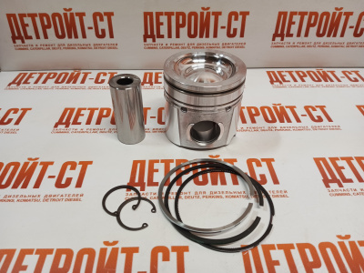 Поршень с кольцами 0,5 Cummins 4955481 (6754-31-2120, 4934816, 6754312120, 6754-39-2111, 6754392111, 41082620) фото запчасти