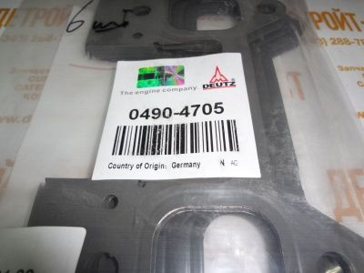 Прокладка выпускного коллектора Deutz 04904705 (4904705, 0490-4705) фото запчасти