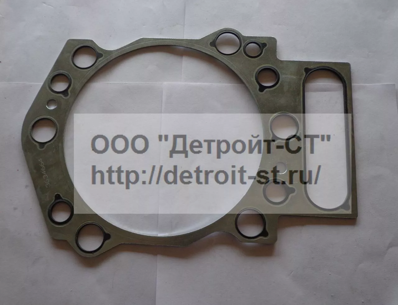 Прокладка ГБЦ Cummins KTA-19, КТА-38 3634664 (3166289, 3177412, 3022340) фото запчасти