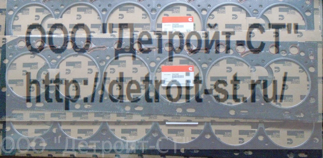 Прокладка ГБЦ Cummins (номера по замене: 3943366, 3943902) фото запчасти
