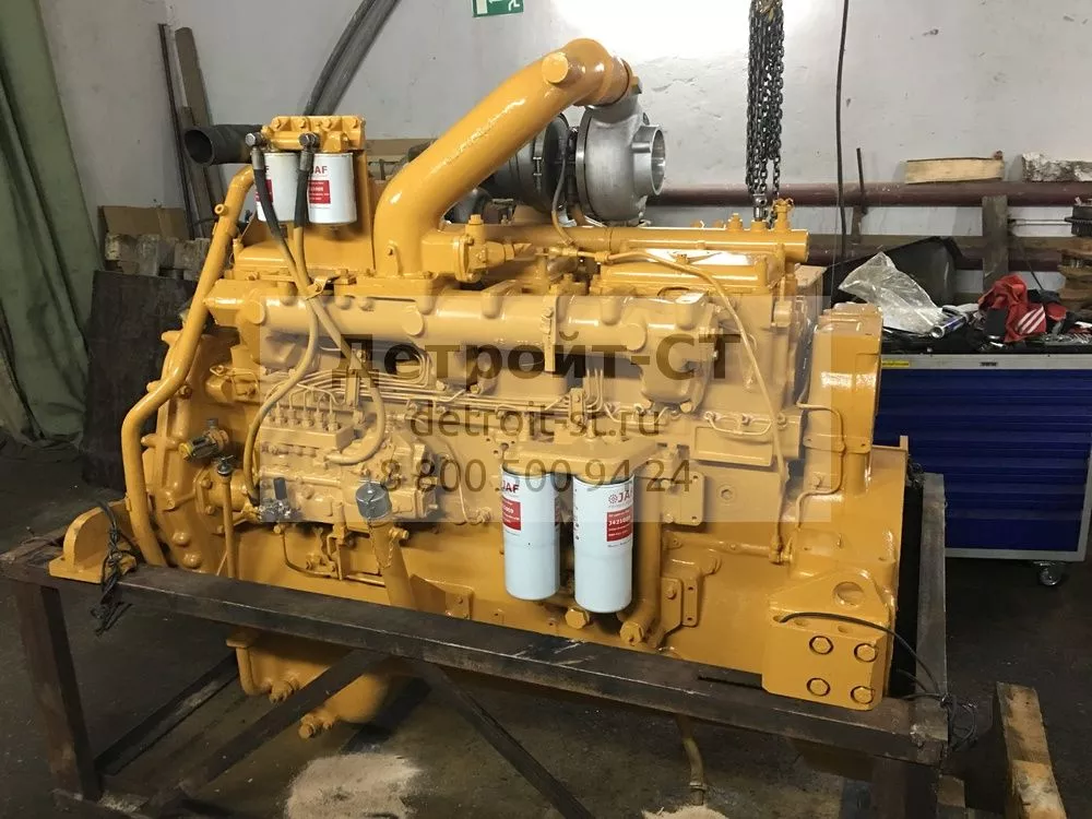 Двигатель Komatsu SA6D155 после капремонта фото запчасти