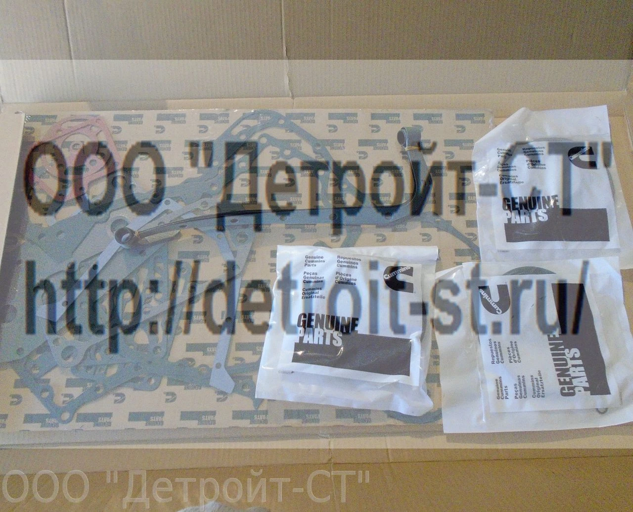 Комплект прокладок двигателя низ Cummins 4089979 фото запчасти