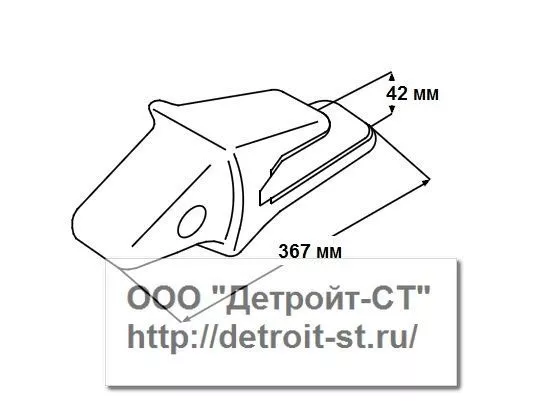 Коронка Komatsu  207-70-14142 (модели: PC300-PC360) фото запчасти