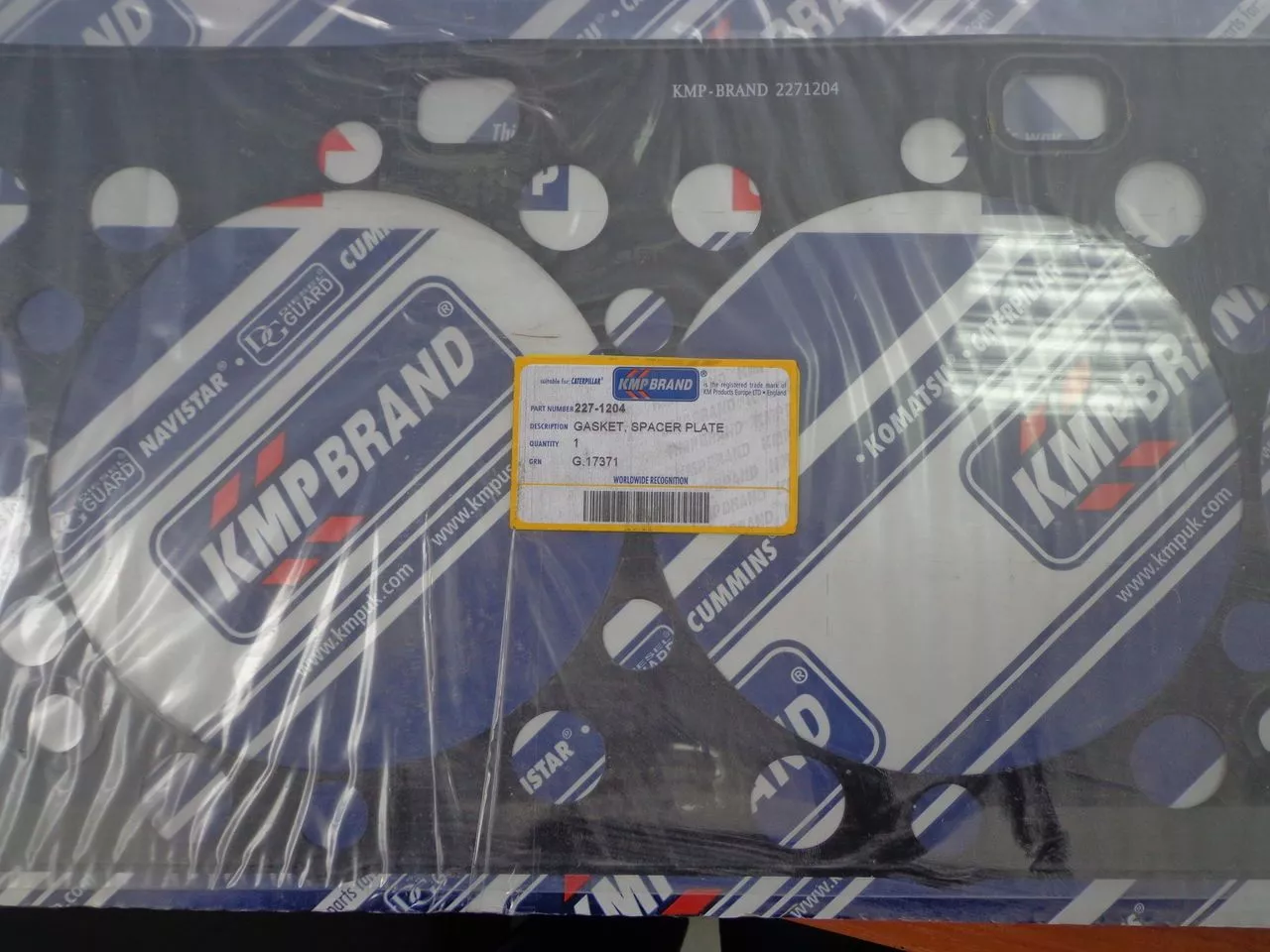 Прокладка проставки ГБЦ Caterpillar, CAT C15 227-1204 фото запчасти